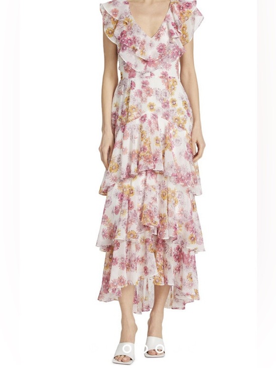 Wayf Dresses & Skirts - Wayf Pink Floral Midi/Maxi